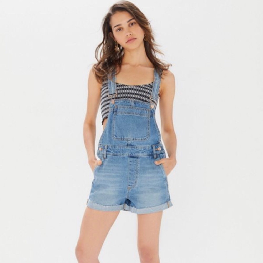 BDG Leila Denim Shortall Overall Size 27